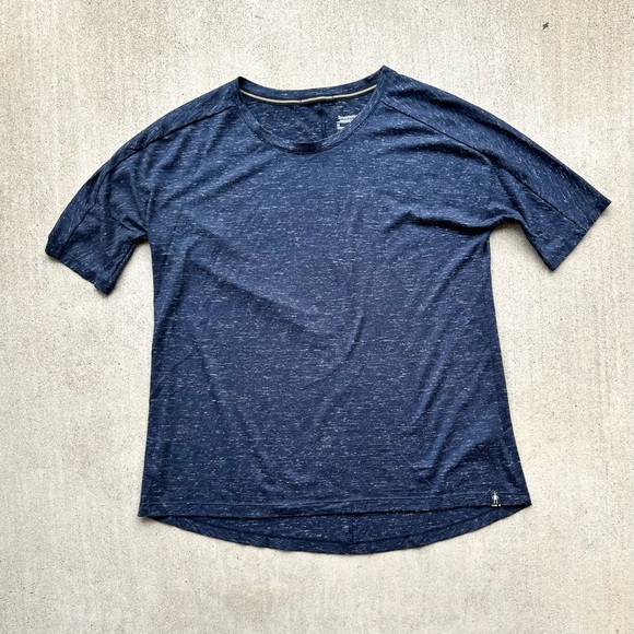 Smartwool Tops Smartwool Merino Sport 5 Hemp T Shirt Women Blue